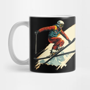 skiing man design Mug